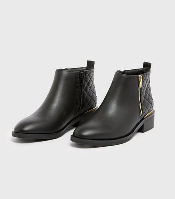 girls black chelsea boots