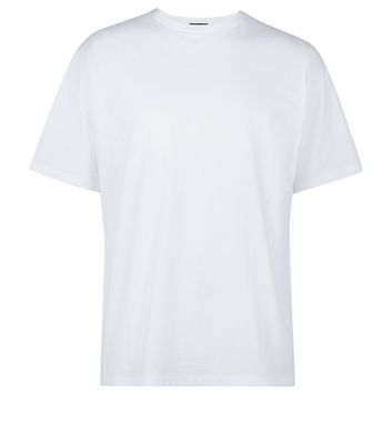 White Cotton Crew Neck T-Shirt | New Look