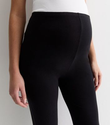 Maternity 2 Pack Black Jersey Leggings 