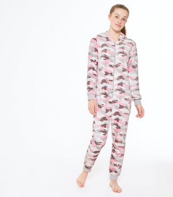 girls hooded onesie
