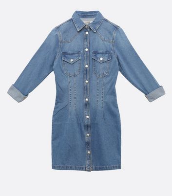 Petite hotsell denim dresses