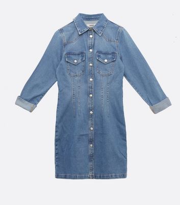 new look tall denim dress