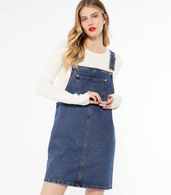 New look hot sale pinafore denim