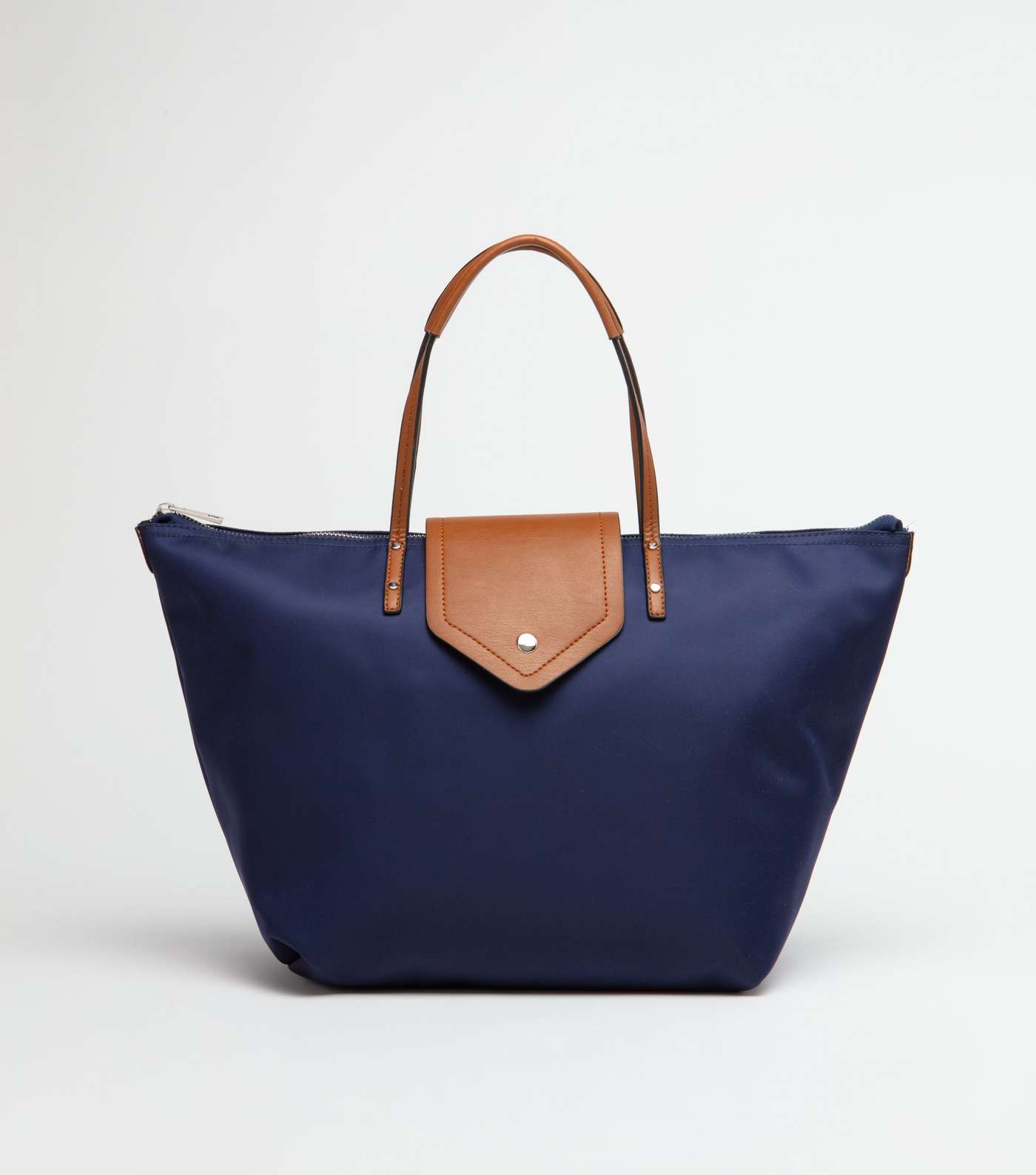 Navy Foldable Tote Bag