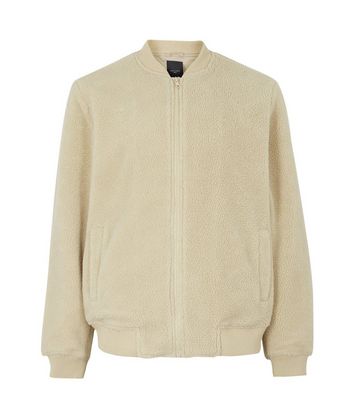 cream bomber jacket mens