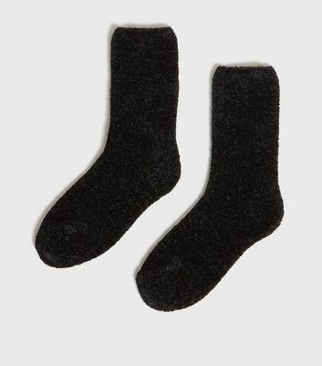 womens black slipper socks