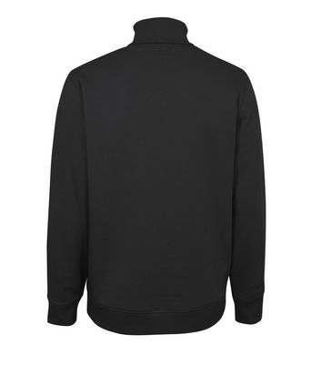 Image of Black Roll Neck Long Sleeve Sweatshirt New Look