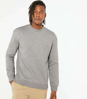 Grey marl cheap sweatshirt mens