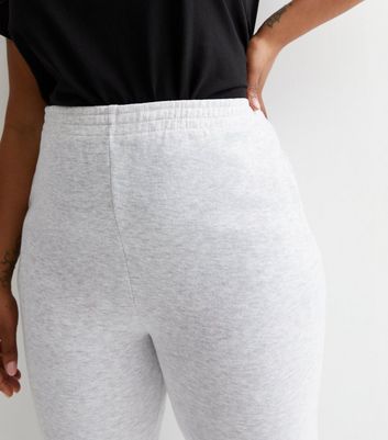 High waisted light hot sale grey joggers