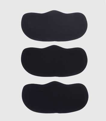 3 Pack Black Reusable Face Coverings