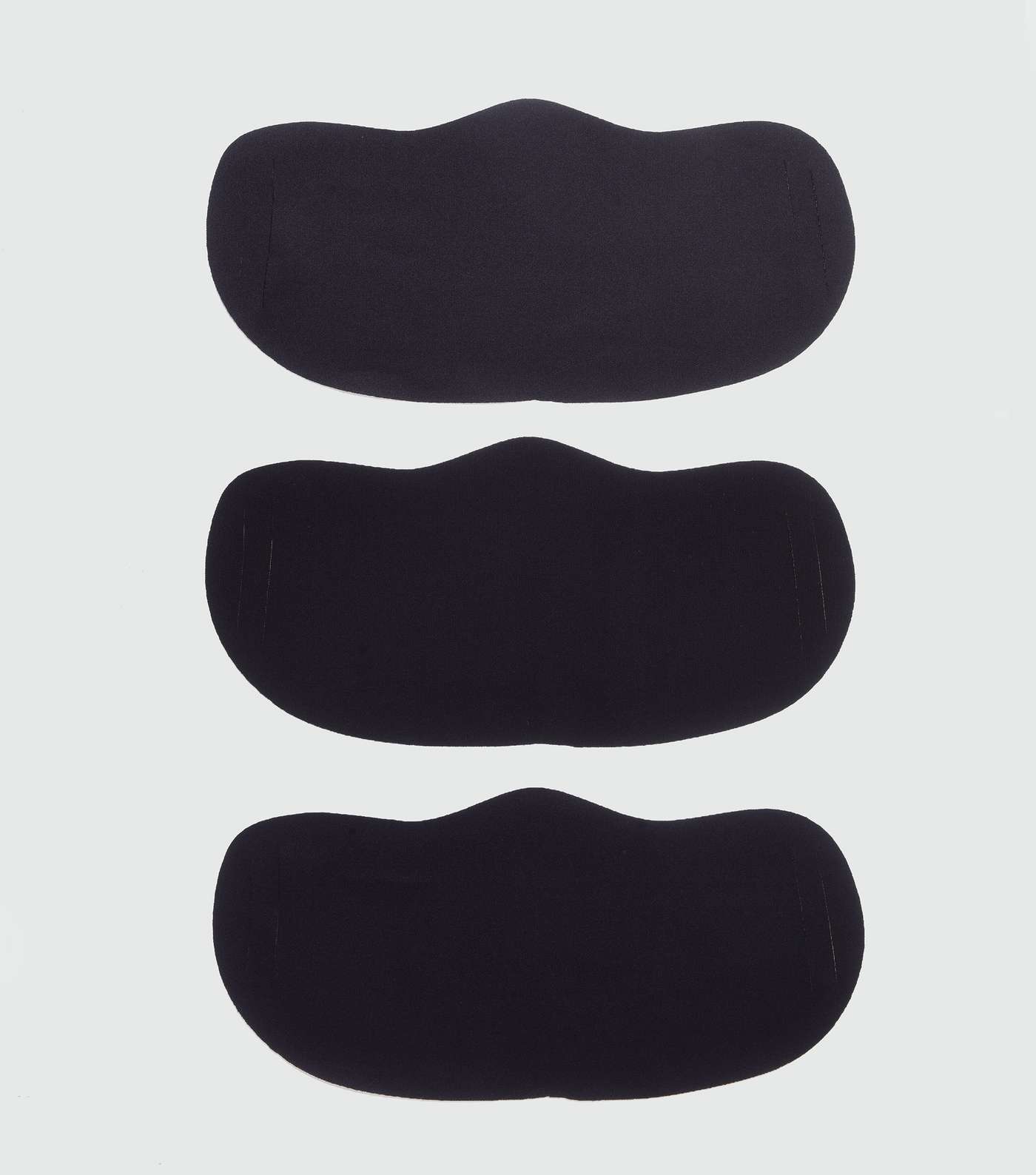 3 Pack Black Reusable Face Coverings