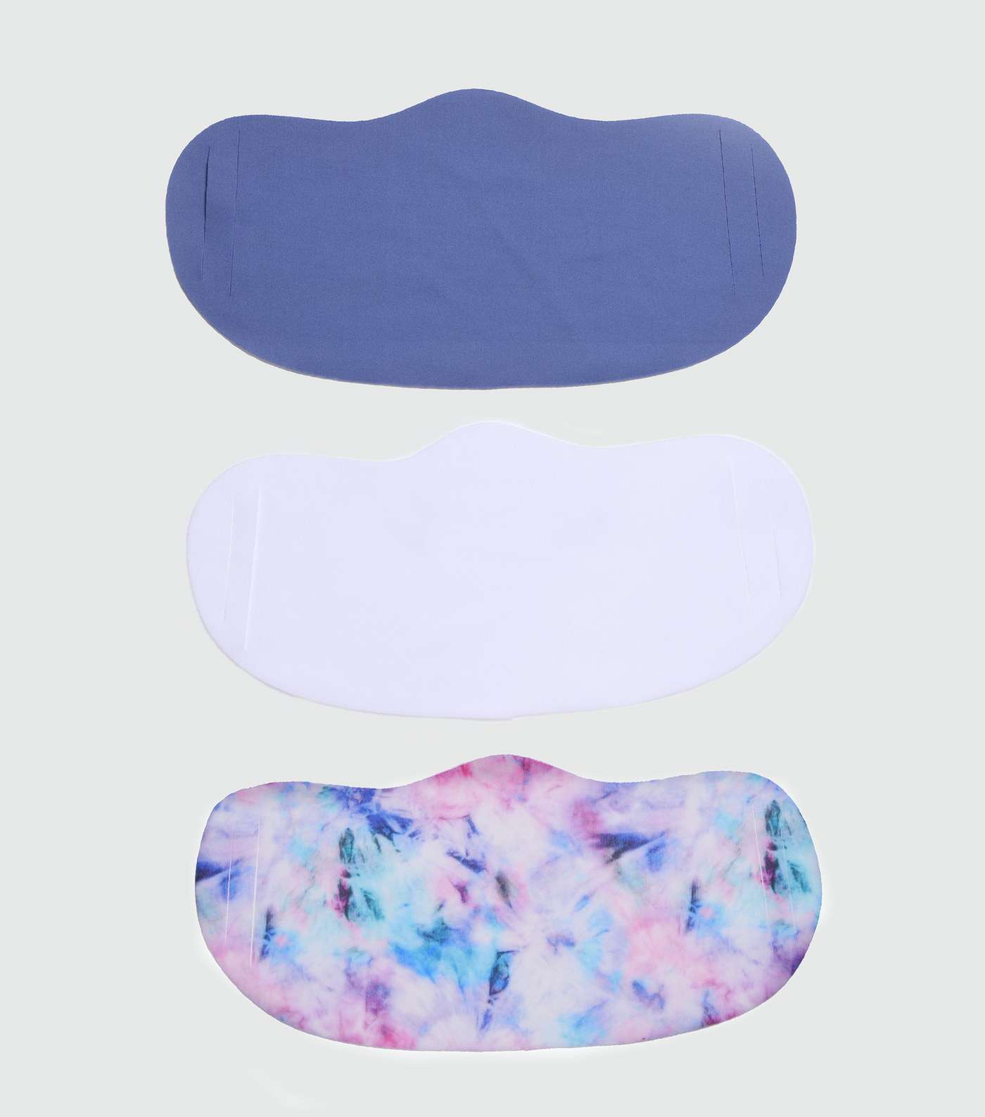 3 Pack Multicoloured Tie Dye Reusable Face Coverings Image 2