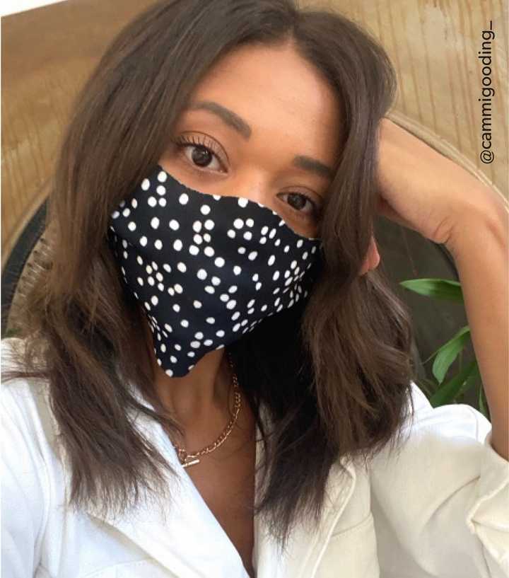 3 Pack Black Spot Reusable Face Covering