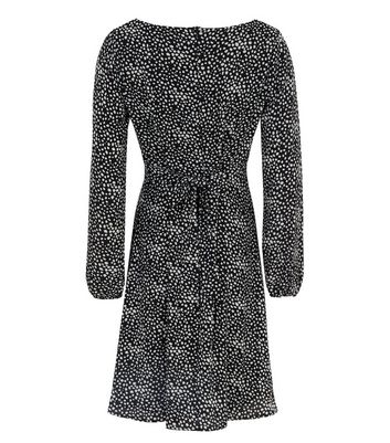 dark leopard print dress