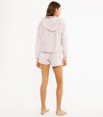 fluffy loungewear hoodie