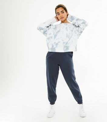 Petite store navy joggers