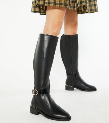 new look calf length boots