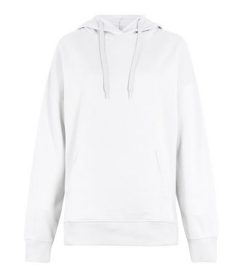 white hoodie front