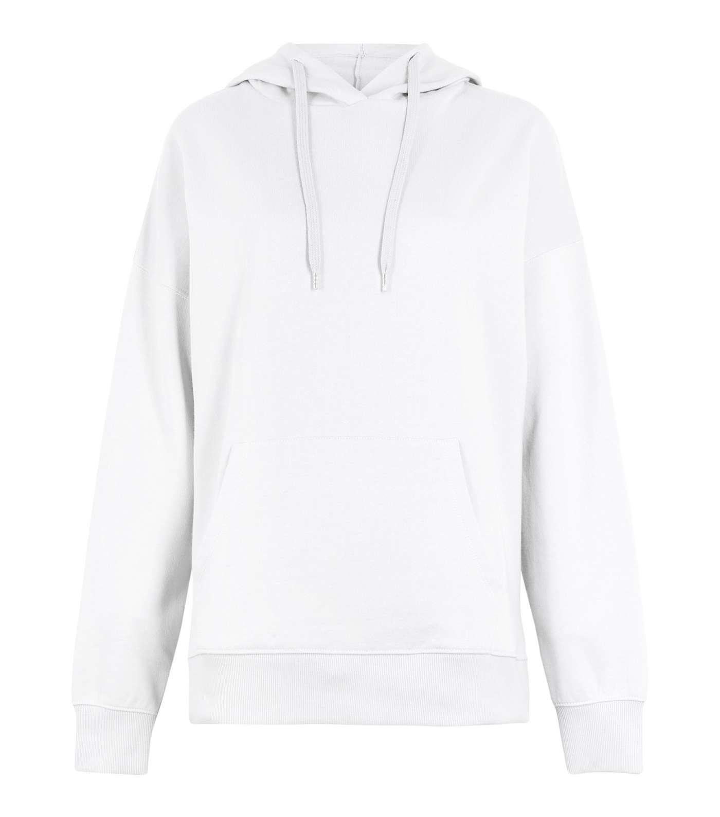White Pocket Front Hoodie  Image 5
