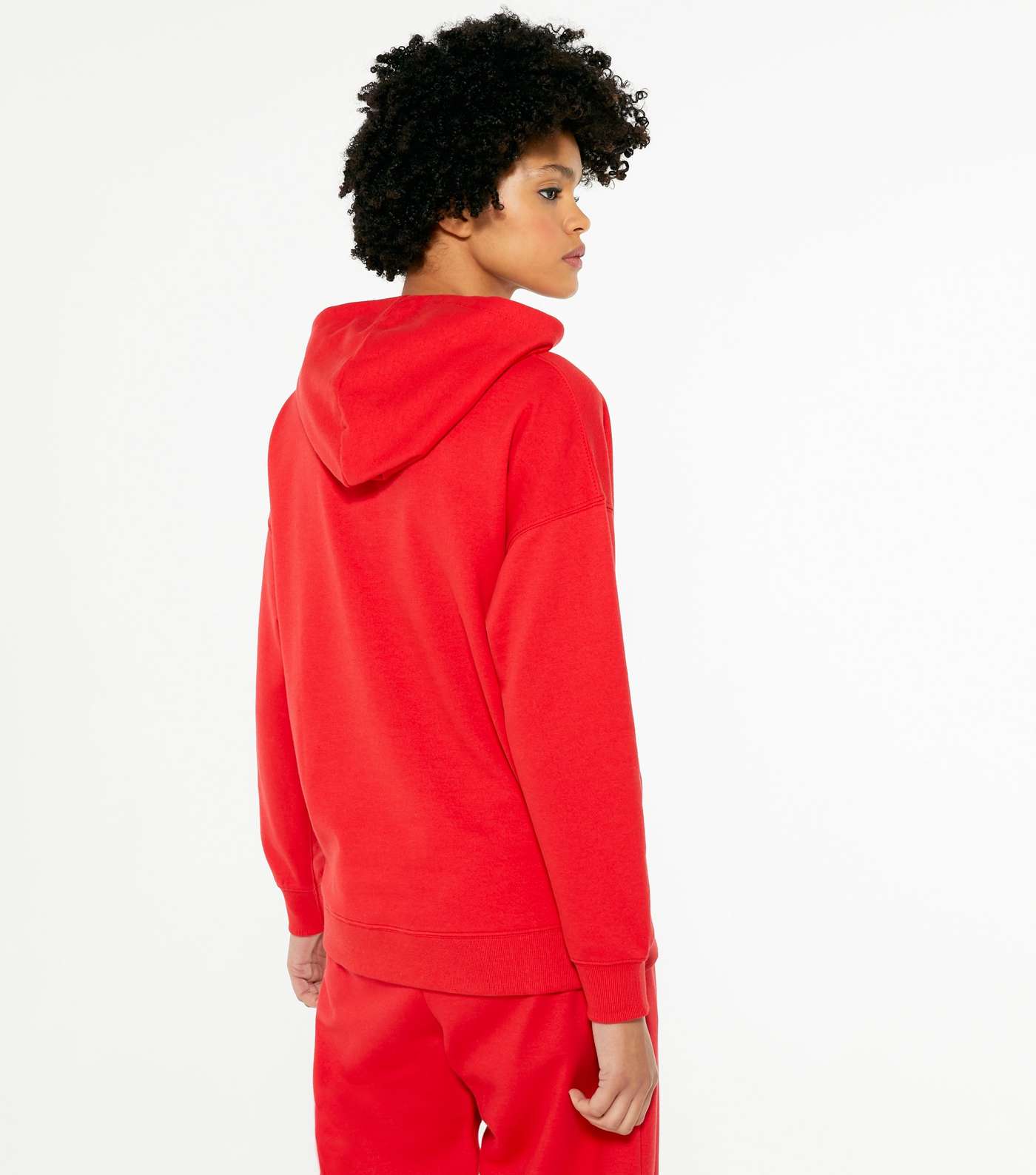 Red Pocket Front Hoodie  Image 3