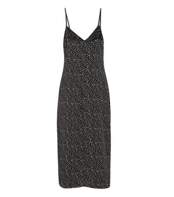 new look black slip dress