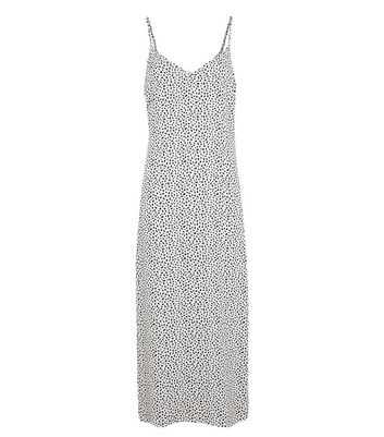 Midi white slip clearance dress