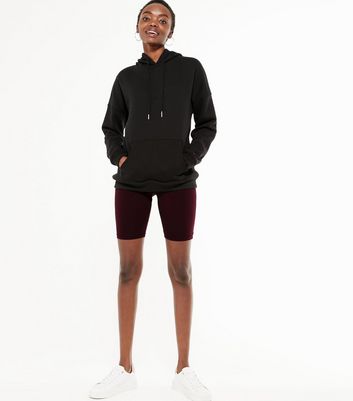 burgundy cycling shorts