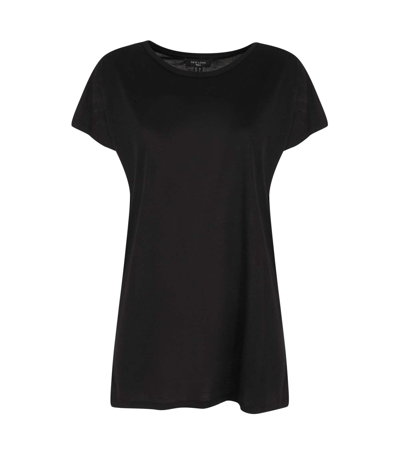 Tall Black Jersey Long T-Shirt Image 5