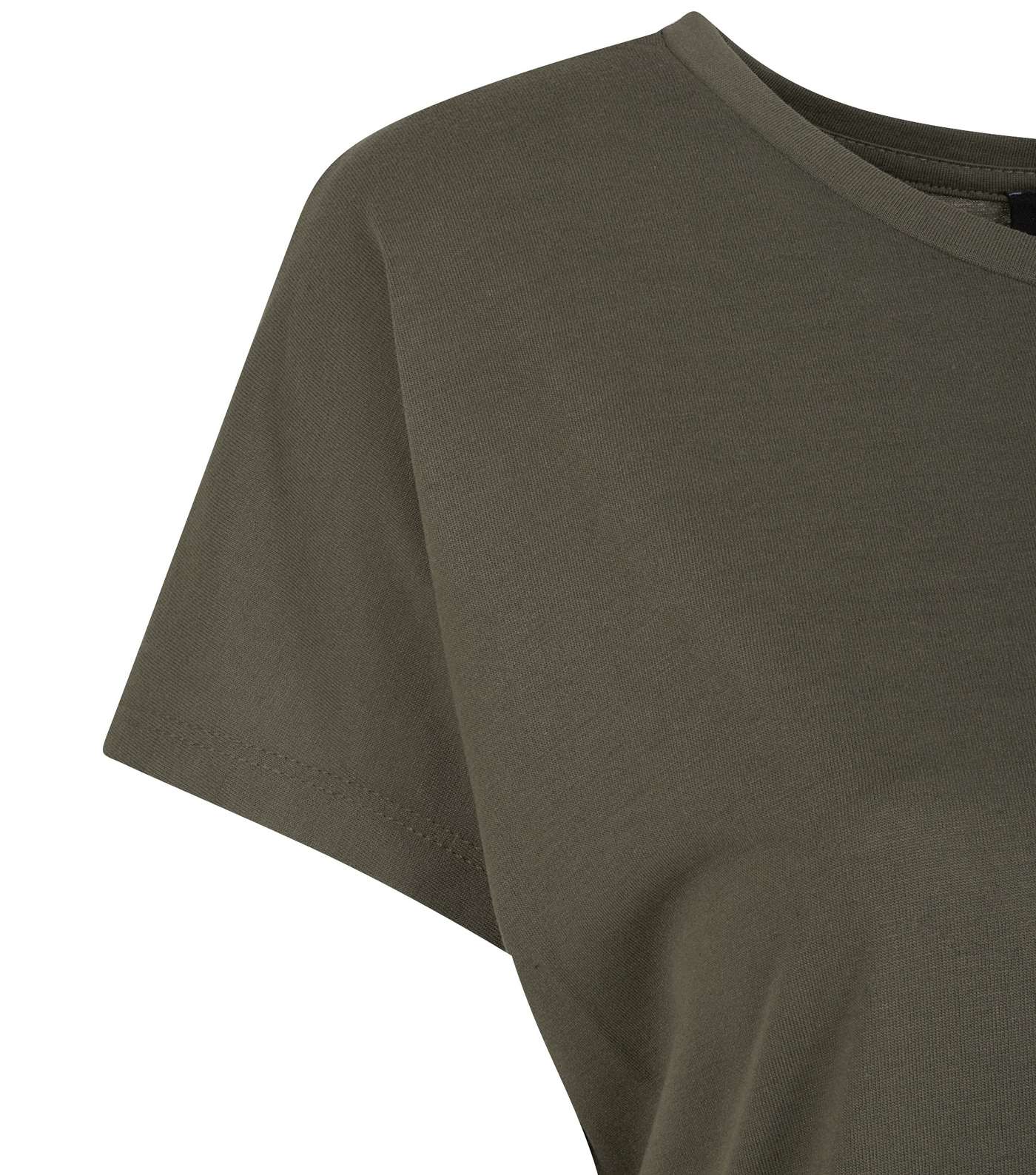 Tall Khaki Jersey Long T-Shirt Image 2