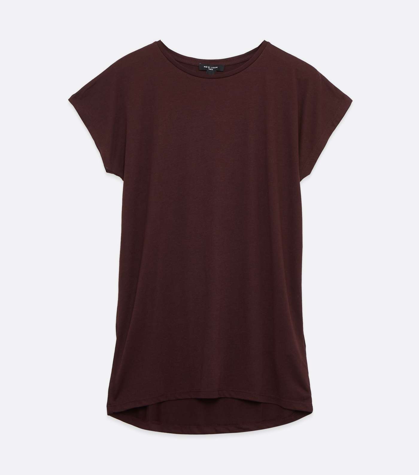 Tall Burgundy Jersey Long T-Shirt Image 5