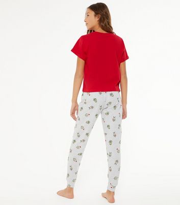 avocado christmas pyjamas