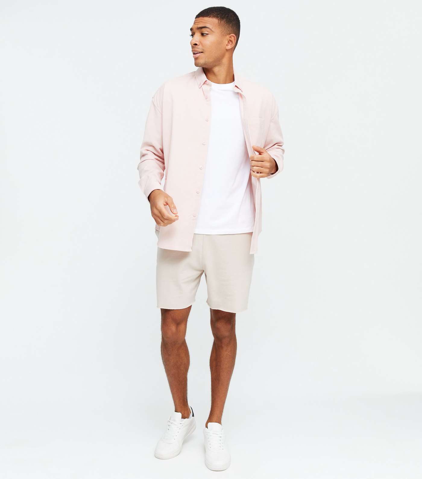 Pink Cord Long Sleeve Oversized Shirt Image 2