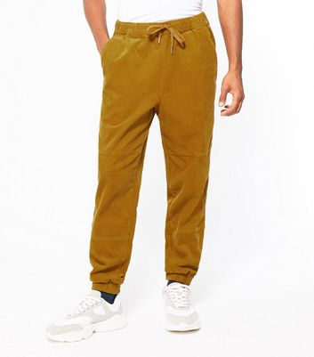 mens cord joggers