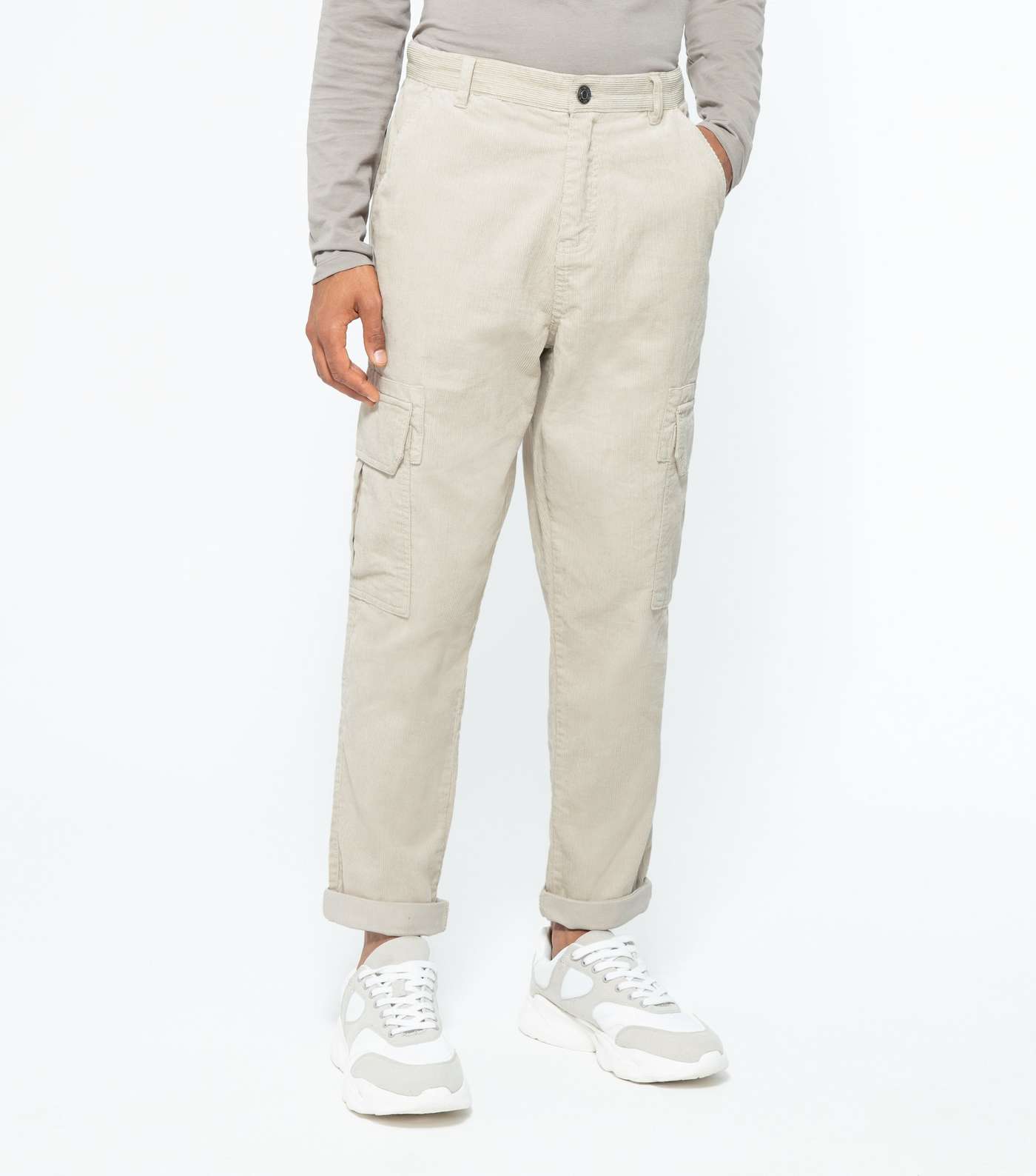 Stone Cord Cargo Trousers  Image 2