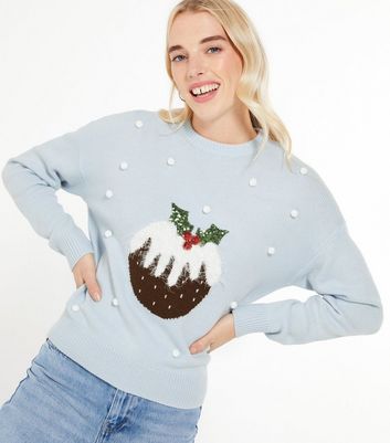 Christmas pudding jumper ladies best sale