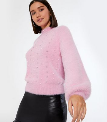 pink fluffy jumpers