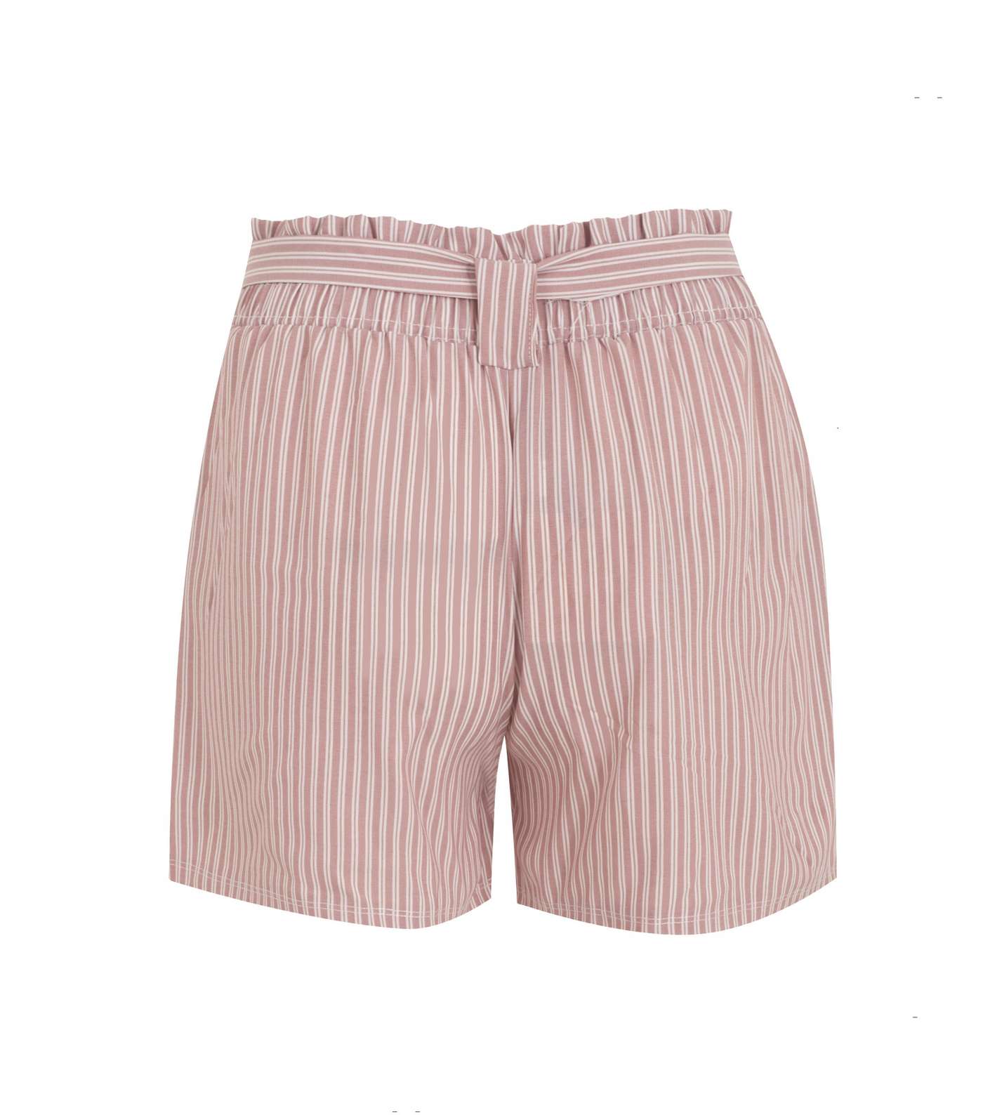 Pink Vanilla Pink Stripe High Waist Shorts Image 2