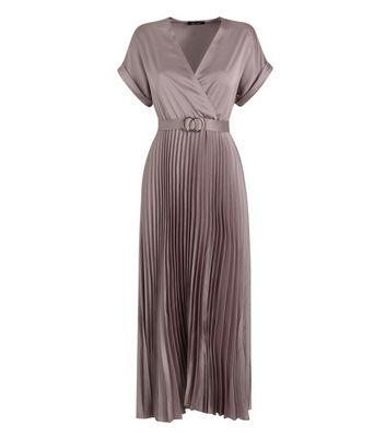 new look satin midi dress