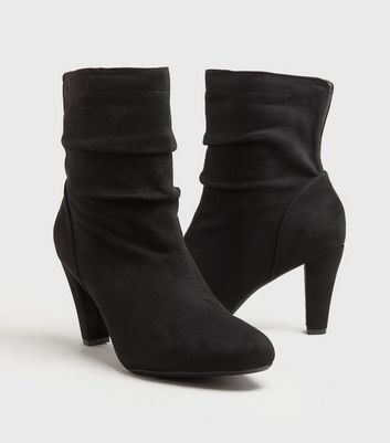 Cone heel discount slouch boots