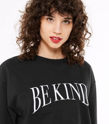 New look clearance slogan sweatshirt