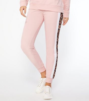 pink stripe joggers