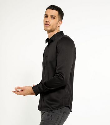 black long sleeve shirt mens