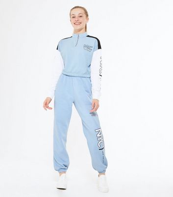 girls blue joggers