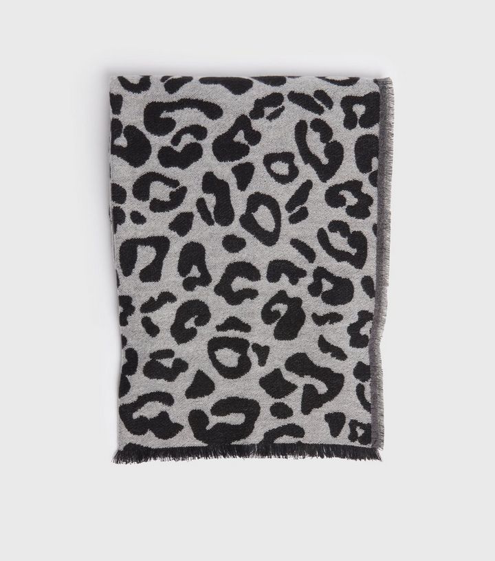 Black Leopard Print Scarf | New Look Black Leopard Print Scarf | New Look