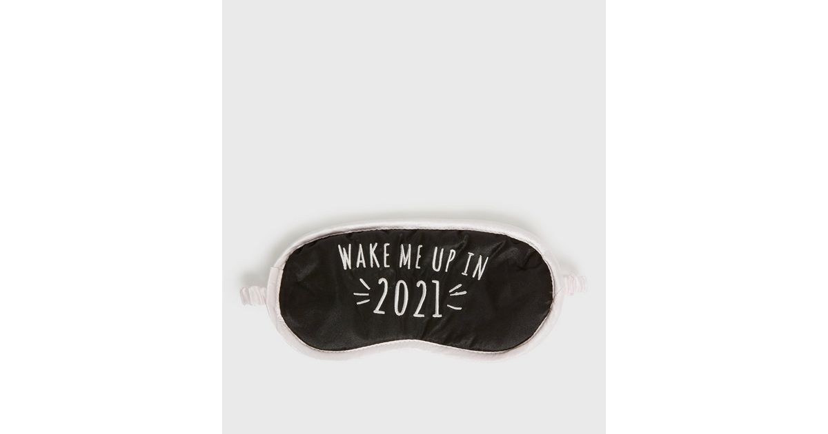 Black Wake Me Up in 2021 Eye Mask New Look