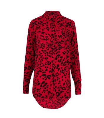 leopard red shirt