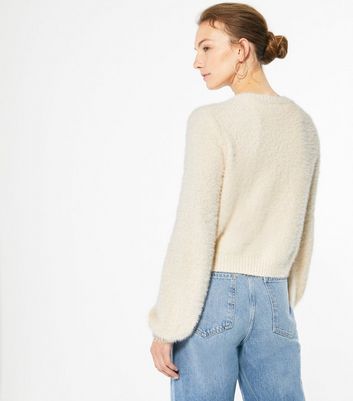 new look cream cardigan