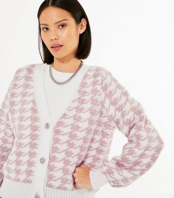 New look pink on sale cardigan