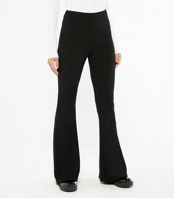 New look black flared trousers Clearance
