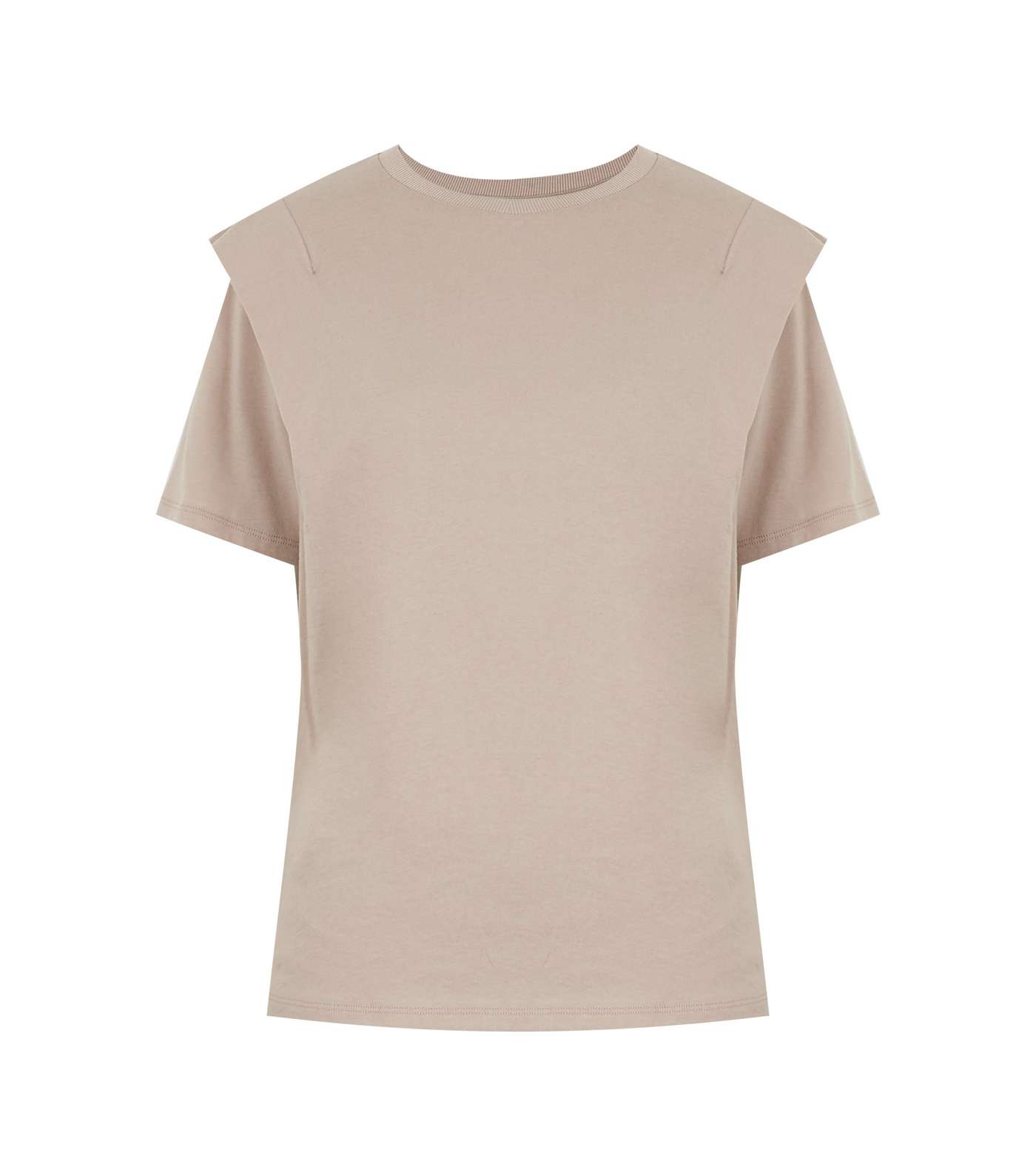 Mink Cotton Extended Shoulder T-Shirt